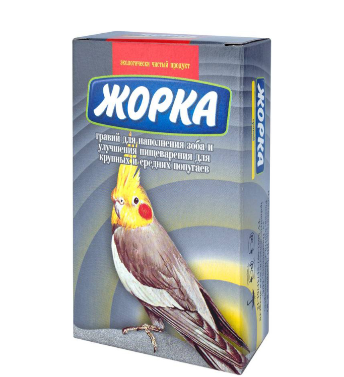 Жорка Минеральная добавка Гравий для крупных и средних попугаев, 200 г