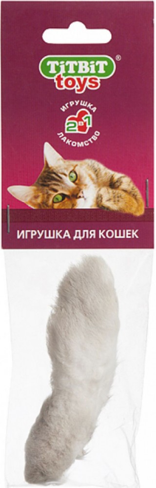 Игрушка TiTBiT для кошек,  лапка пушистая, 16 гn