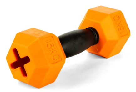 Игрушка для собак из резины "Гантель", 180мм, серия STRONG