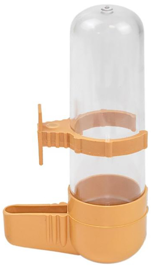 Homepet Поилка для птиц, пластиковая матовая, 75 мл