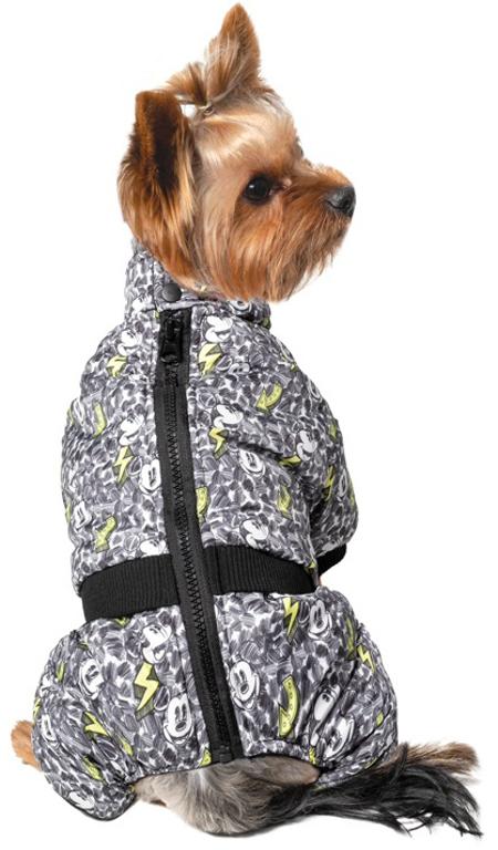 Disney комбинезон зимний для собак Mickey Black XS, размер 20 см