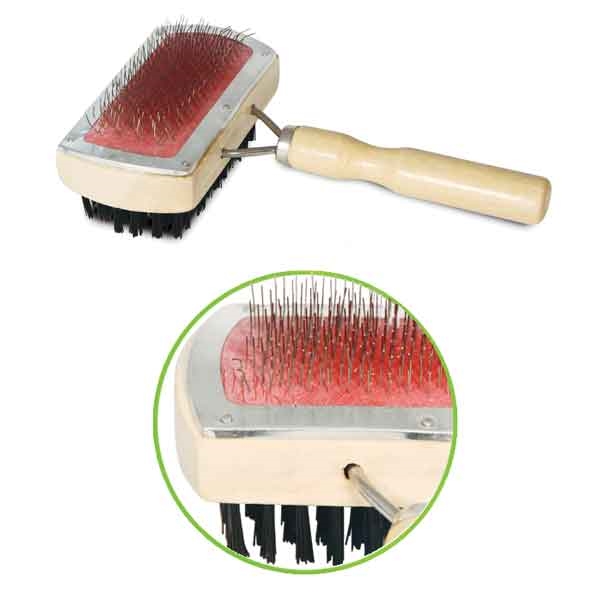 Triol щетка двухсторонняя "Классика", блистер, 75х170 мм