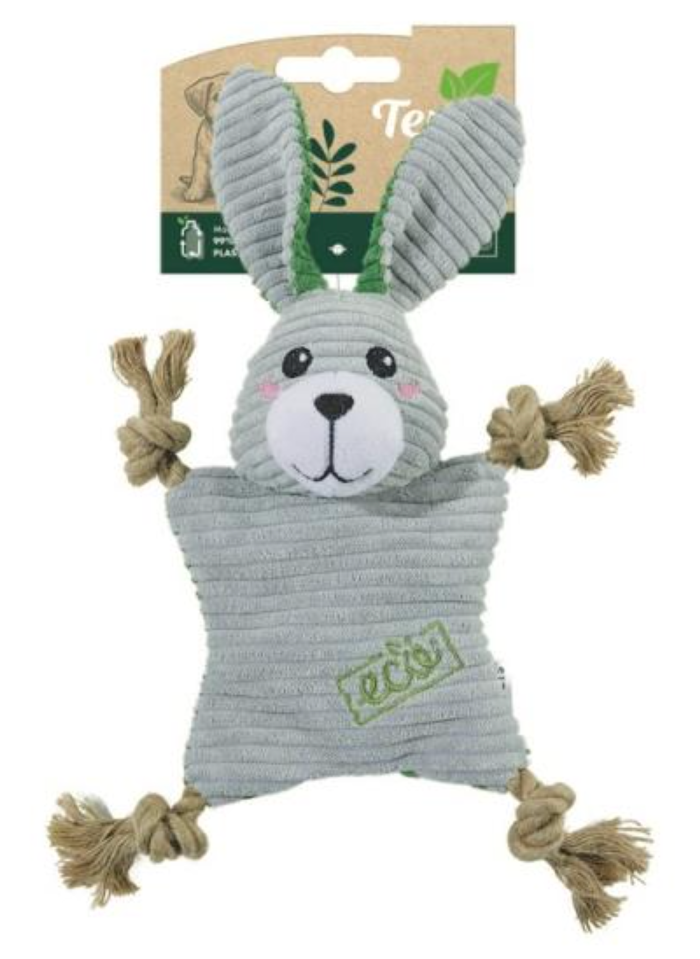 M-PETS Мягкая игрушка для щенков TERRA LULU, заяц, 30 см