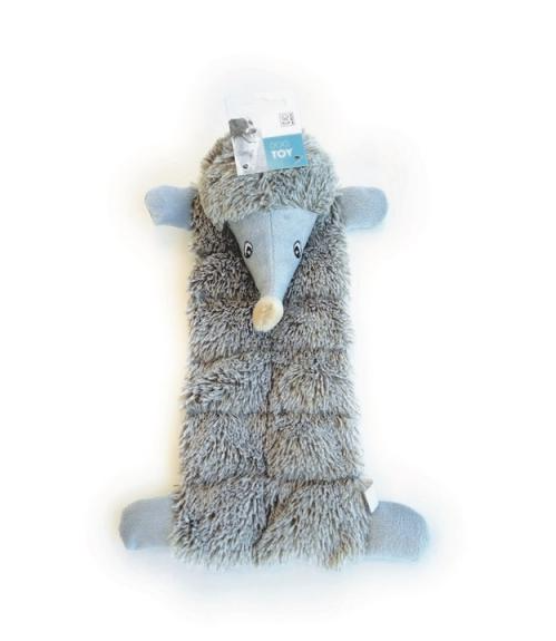 M-PETS Игрушка мягкая для собак Ёжик COSMO длинный, цвет серый, 43 смn