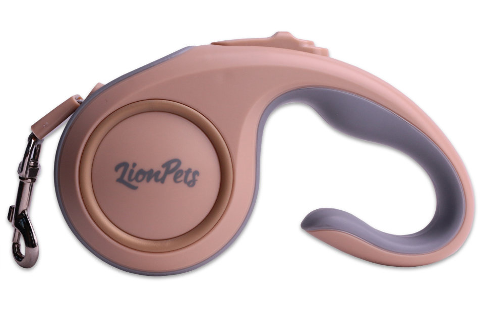 Поводок-рулетка LionPets (Золотое шампанское) PR8805-1 (Размер S длина 3 м)