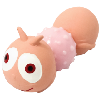 Игрушка для собак из латекса "Гусеничка", 92мм, серия MINI DOGS