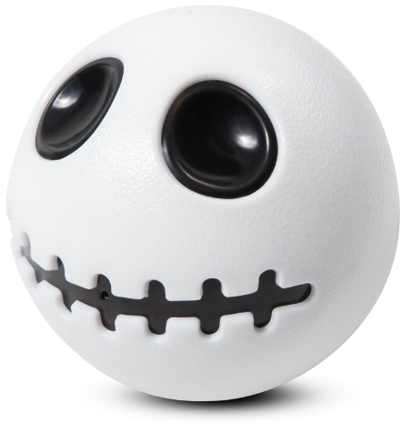 Игрушка Триол для собак из термопластичной резины "Мяч-призрак", d65мм