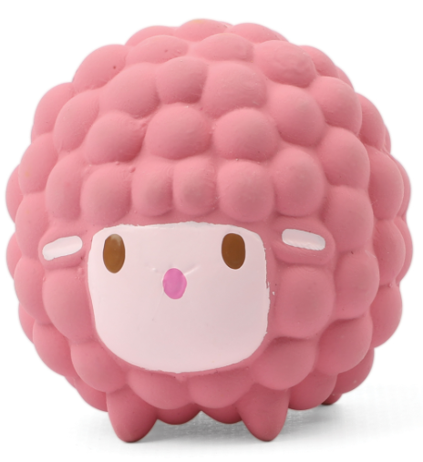 Игрушка для собак из латекса "Розовая овечка", 50мм, серия MINI DOGS