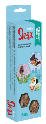 Лакомство Snax Daily зерновые палочки, с орехами, 1 шт 110 г