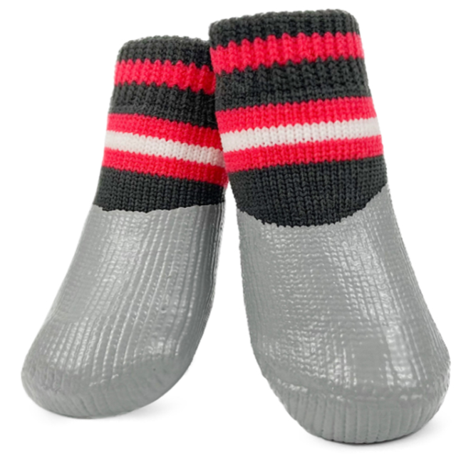 Обувь для собак резиновые сапожки на липучке.Размер :M.Оранжевый