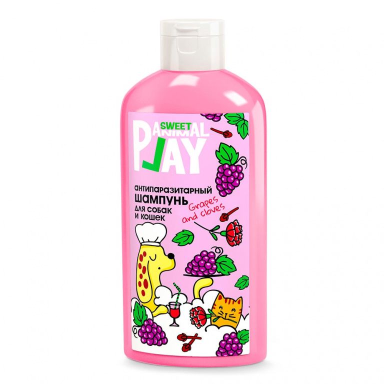 Шампунь для собак Animal Play Sweet "Виноград и гвоздика" (репеллентный), 300 мл