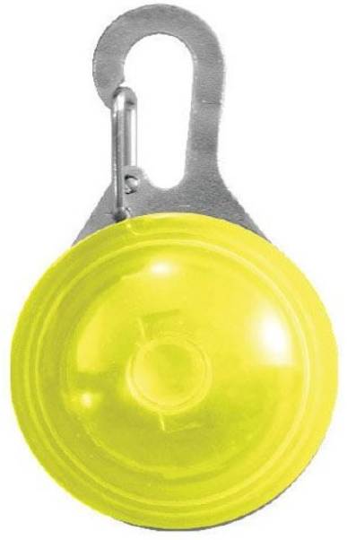 Китай Светодиодный брелок пластиковый 55x35мм. Цвет в ассортименте