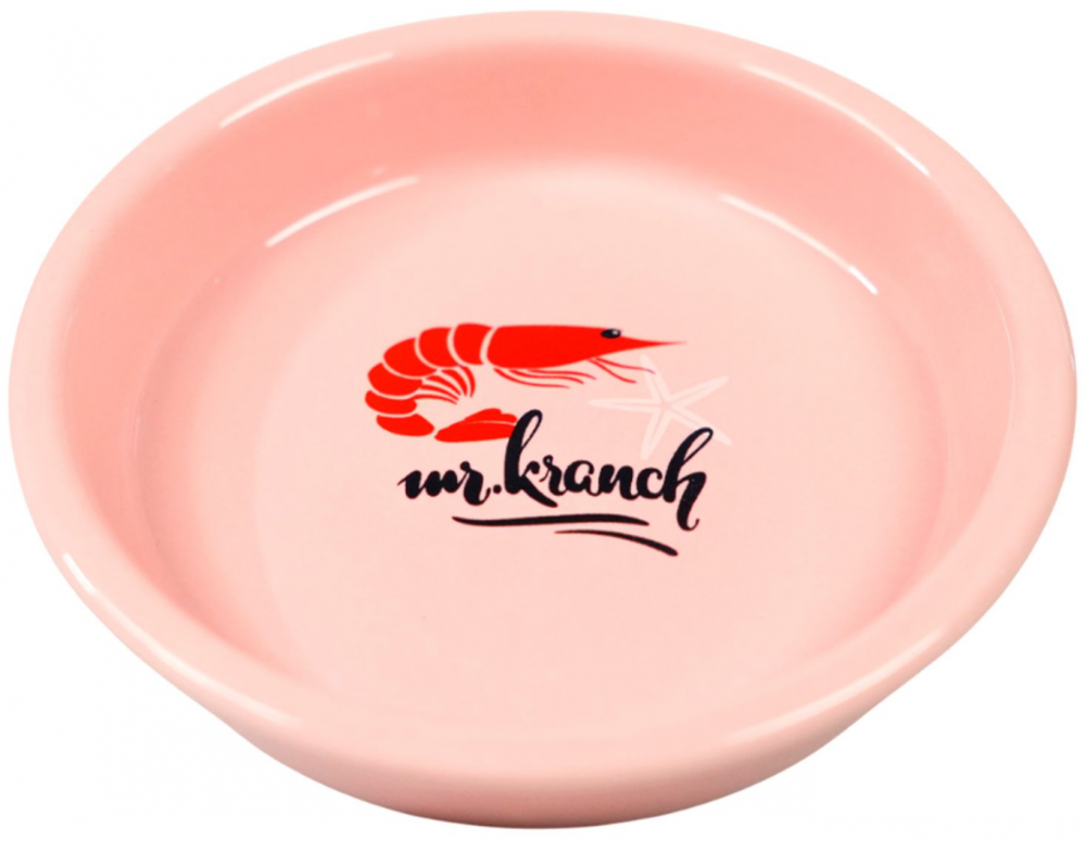 Миска керамическая &quot;Весёлые котики&quot;, 300 мл, 12,5 x 4,5 cм, бежево-белая