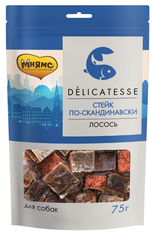 Мнямс Лакомство для собак &quot;Стейк по-скандинавски&quot; 75 г