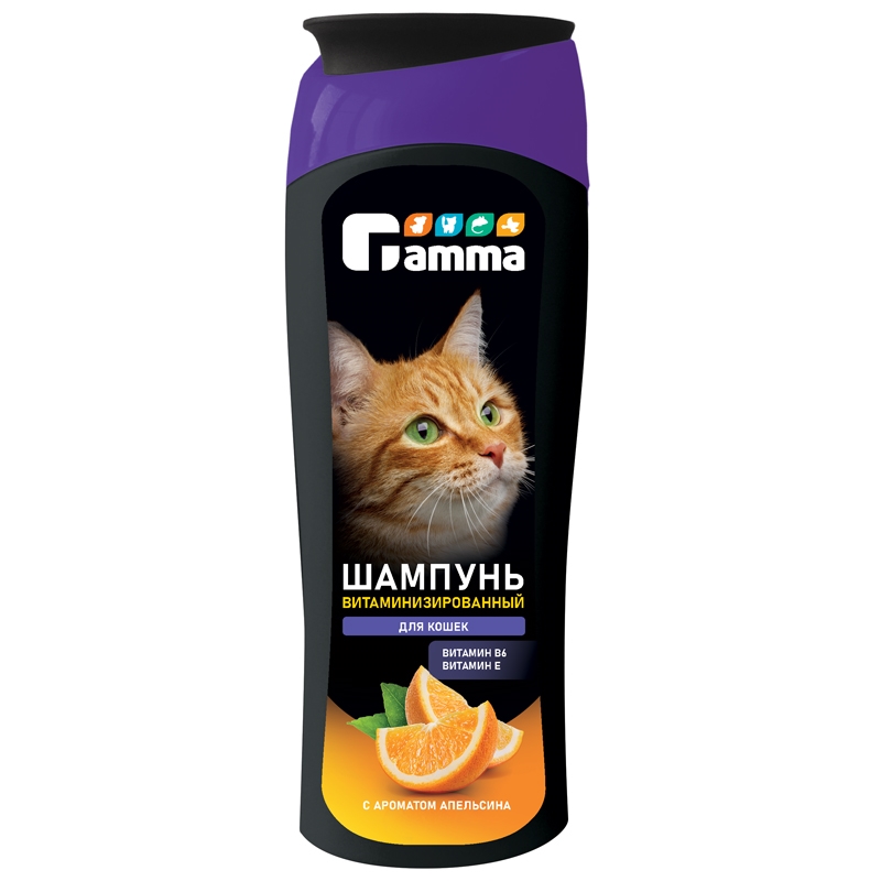Gamma шампунь витаминизированный для кошек, 400 мл
