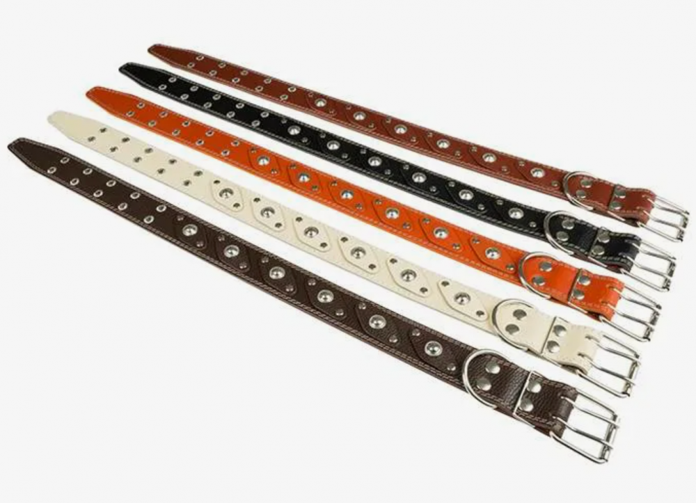 амуниция АРТ103 Ошейник №45 с подкладом клепанный