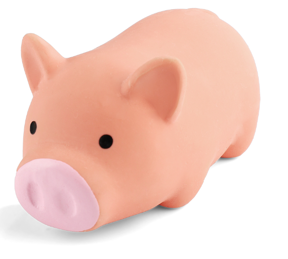 Игрушка для собак из латекса "Розовый поросенок", 75мм, Triol, серия MINI DOGS