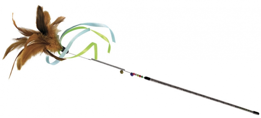 Triol удочка-дразнилка гибкая "Ленточки", 100/700 мм