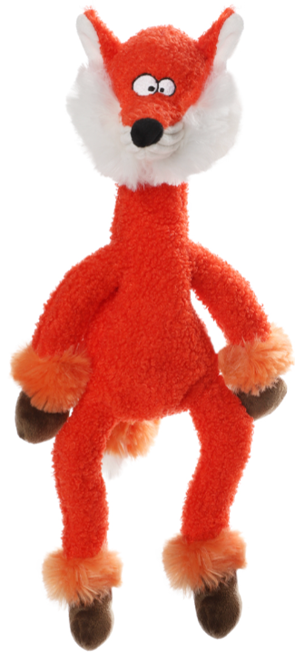 Игрушка для собак Лисица с верёвкой 41см, серия PLUSH FRIENDZ, GiGwi