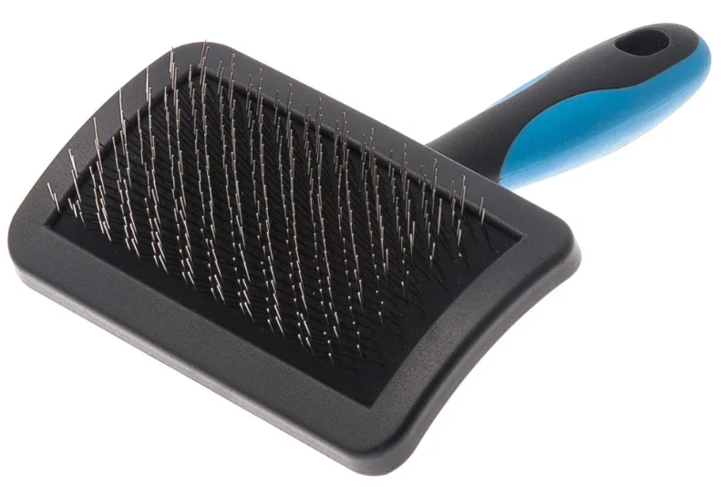 Пуходёрка DeLIGHT пластик разнозубая средняя