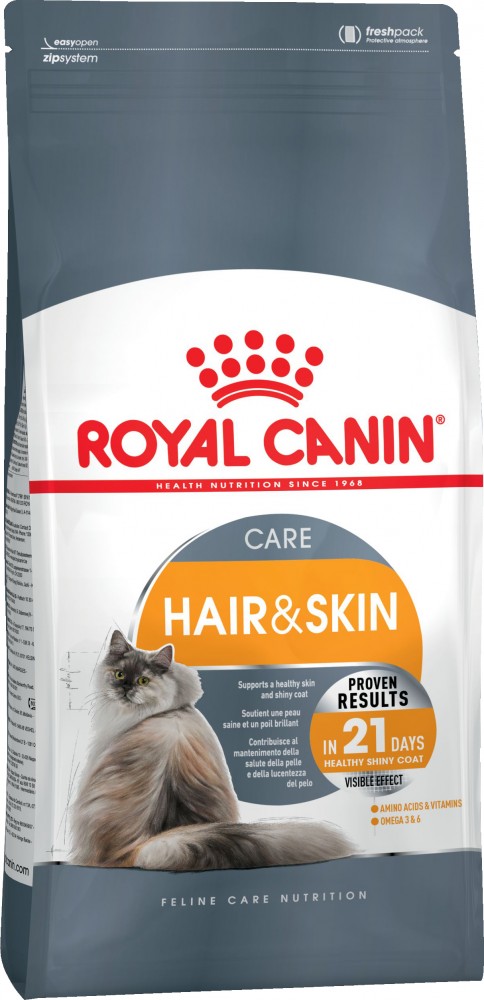 Корм Royal Canin Hair &amp; Skin Care для ухода за шерстью и кожей