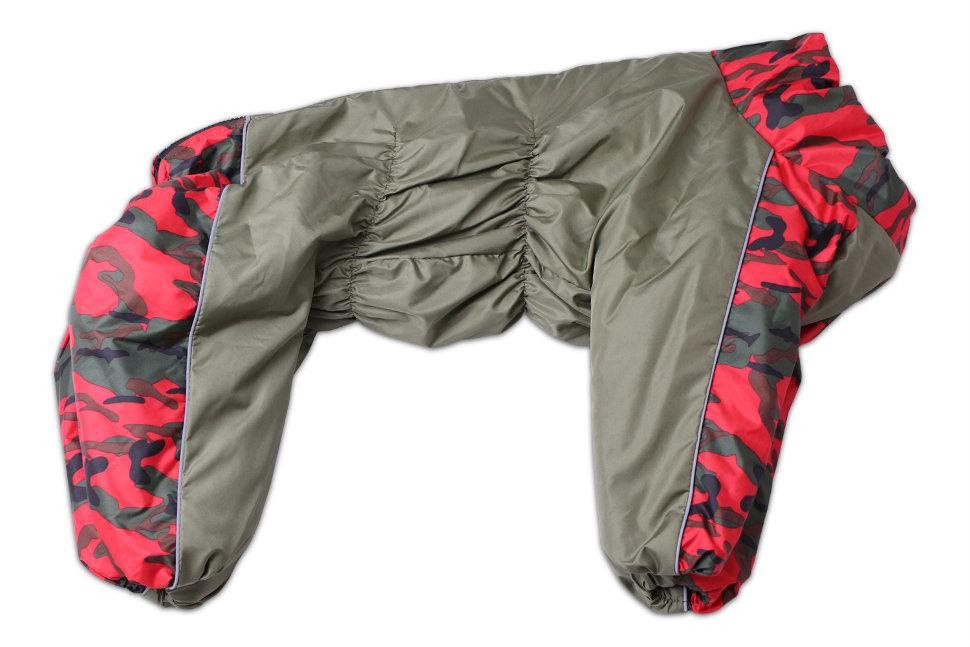 Зимний комбинезон для собаки Lion SLM-303 на девочку, цвет: хаки (Размер 1 (спинка 56 см, обхват шеи 34-50 см, обхват груди 44-58 см)) SLM-303-1