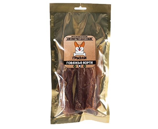 Лакомство для собак Грызли Аорта говяжья 50 г
