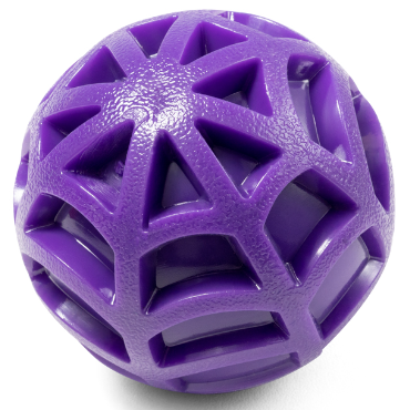 Игрушка Триол для собак из термопластичной резины "Мяч-паутинка", d65мм