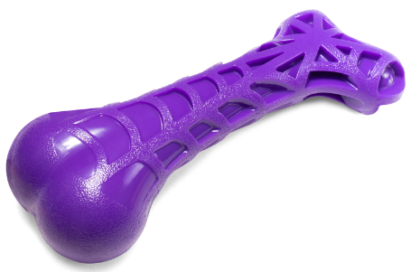 Игрушка Триол для собак из термопластичной резины "Кость-паутинка", 70/178мм