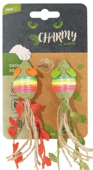 M-PETS Игрушка для кошек с кошачьей мятой CHARMY мышки