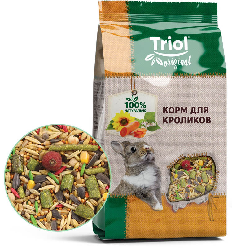 Корм Triol Original для кроликов, 450 г