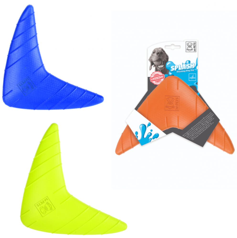 Игрушка для собак Бумеранг плавающий SPLASH 19x23x3 см Mpets