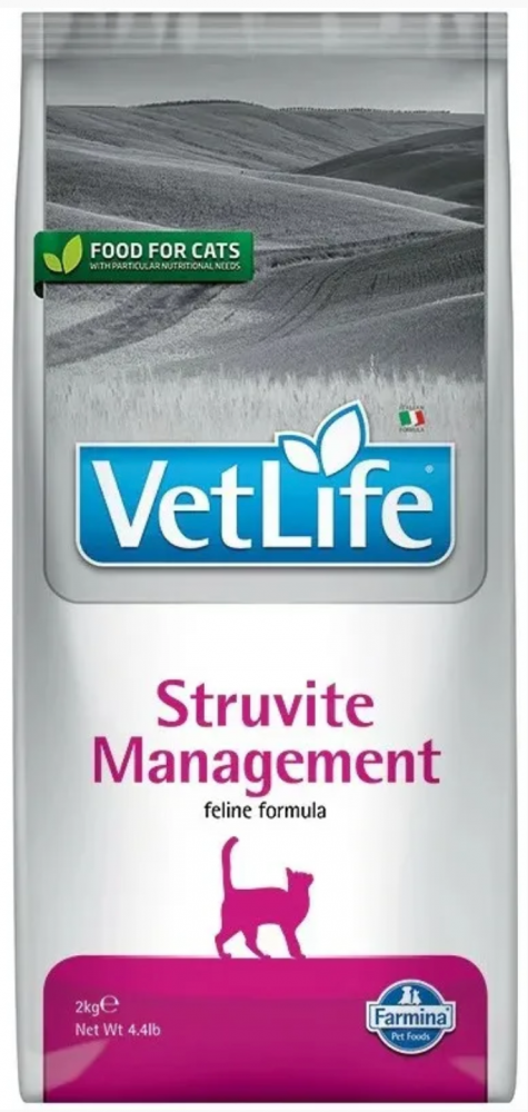 Корм Farmina (Фармина) Vet Life Cat Struvite Management при МКБ для кошек