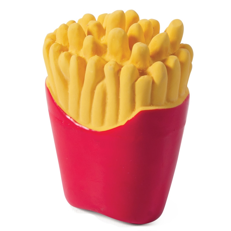 Игрушка MINI DOGS для собак мелких пород из латекса &quot;Картофель фри&quot;, 70мм