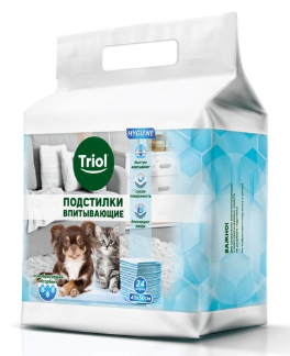 Пеленки Триол впитывающие, 400*500мм (уп.24шт.), серия HYGIENE