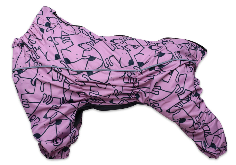 Дождевик для собаки LionPets Woopy SLM-8321 девочка (Размер 7 (Длина спинки 42, грудь 52-63,шея 36-46))