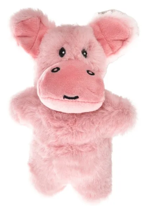 HomePet Бегемотик плюш с пищалкой, 16х10,5 см