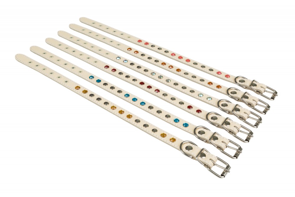 Ошейник №17 украшенный. Цвет в ассортименте