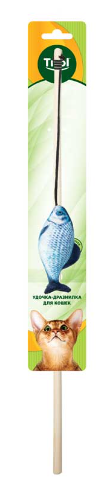 Игрушка-дразнилка для кошек &quot;Карасик&quot;, 75/400мм, Triol