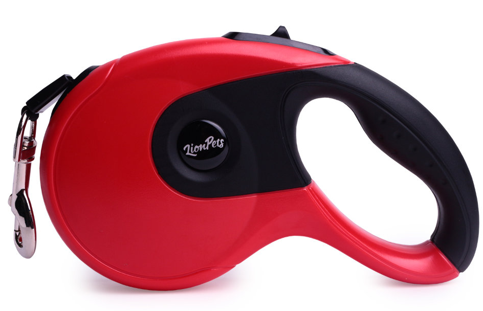 Поводок-рулетка LionPets (Красный) PR8806-2 (Размер M длина 5 м)