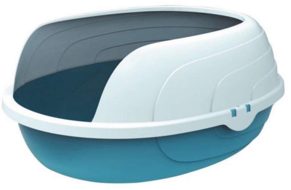 M-PETS Туалет для кошек SHERBIN с бортиком, 49x39x20,9 см