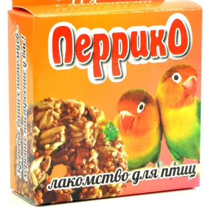 Лакомство Перрико Зерновое печенье с кунжутом  для птиц 40 г