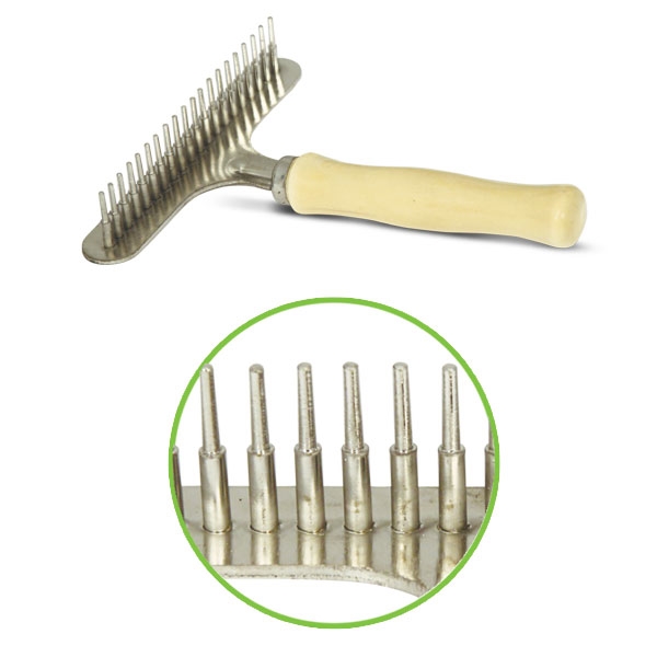 Triol расческа-грабли "Классика", подложка, 80х140 мм