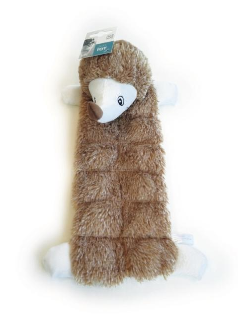 M-PETS Игрушка мягкая для собак Ёжик ALPHONSO длинный, цвет рыжий, 43 см