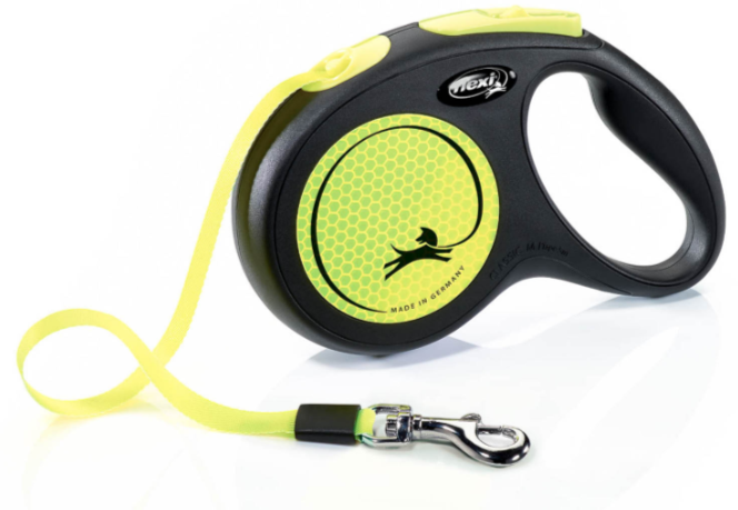 Рулетка Flexi New Neon М лента 5 м до 25 кг Желтый