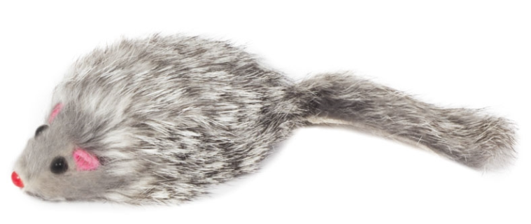 Triol игрушка для кошек &quot;Мышь серая&quot;, 90-100 мм 1 шт