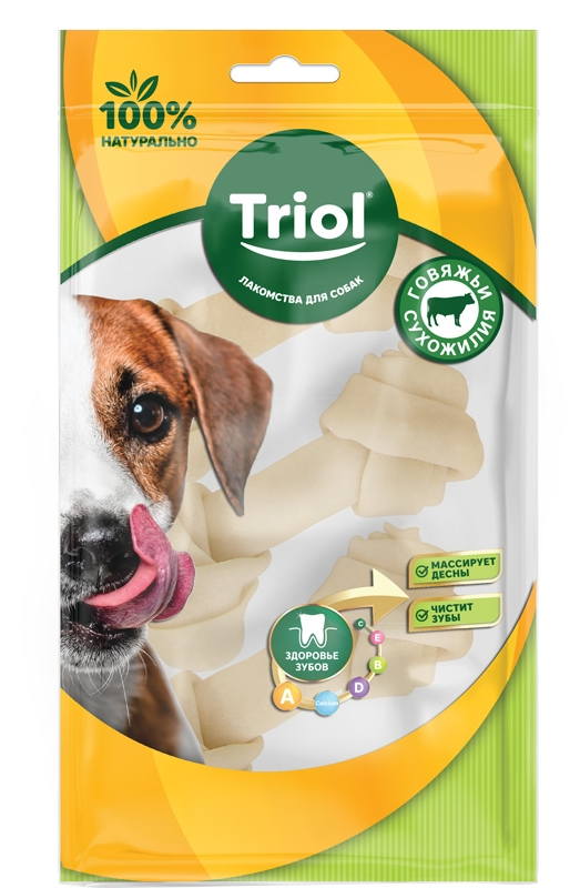 Triol кость узловая, 10 см, 30-35 г, упаковка 3 шт