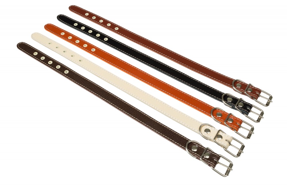 Ошейник №20 1 слой не украшенный. Цвет в ассортименте