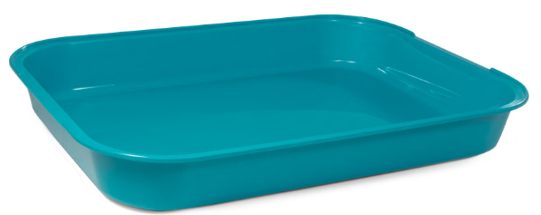 Туалет для кошек без сетки "Кузя", 380*280*55мм