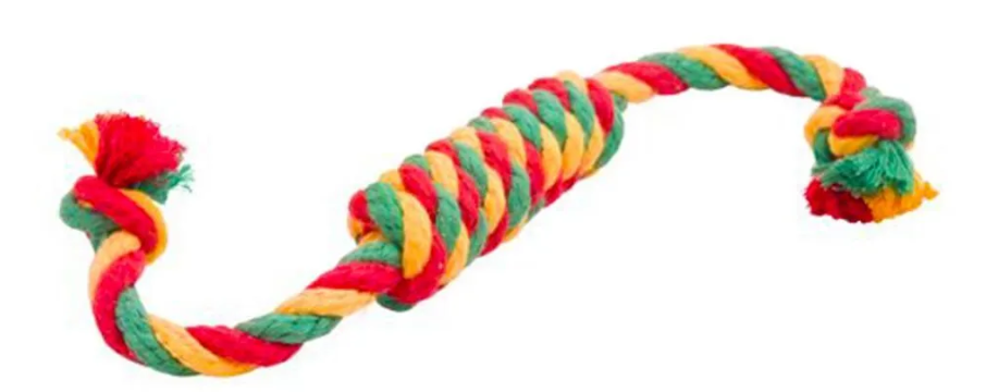Сарделькая канатная "ДогЛайк", большая, 1 шт, микс цветов